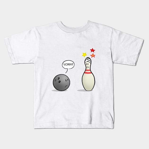 Sorry! Kids T-Shirt by ticulin